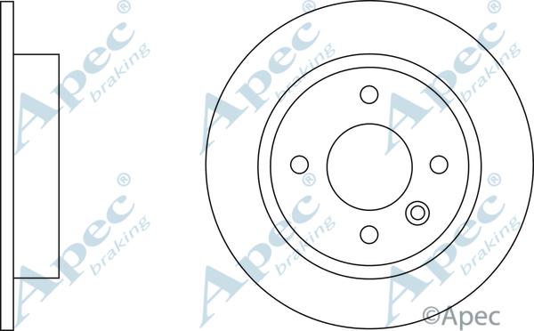 APEC DSK174 - Disque de frein cwaw.fr