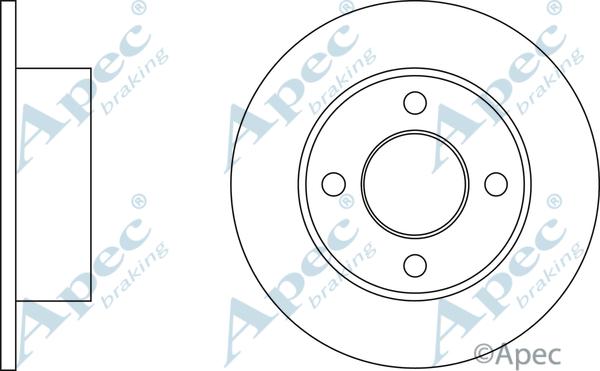 APEC DSK176 - Disque de frein cwaw.fr