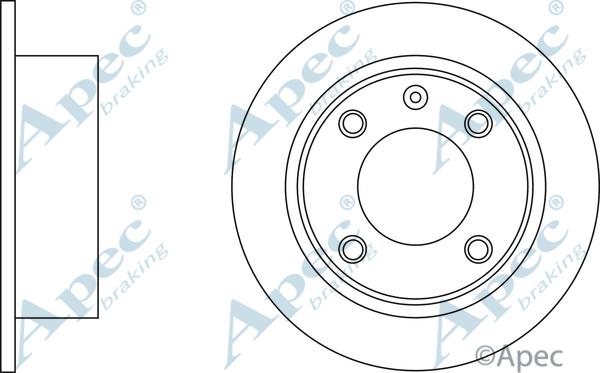 APEC DSK171 - Disque de frein cwaw.fr