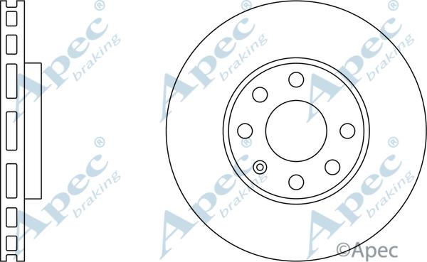 APEC DSK809 - Disque de frein cwaw.fr