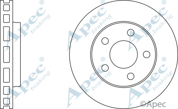 APEC DSK805 - Disque de frein cwaw.fr