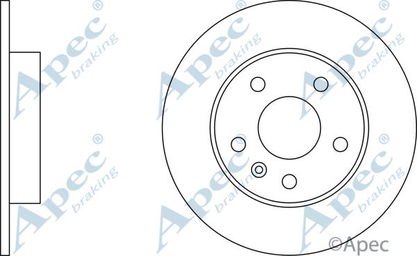 APEC DSK806 - Disque de frein cwaw.fr