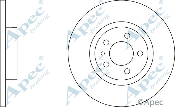 APEC DSK802 - Disque de frein cwaw.fr