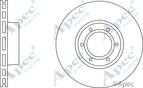 APEC DSK807 - Disque de frein cwaw.fr