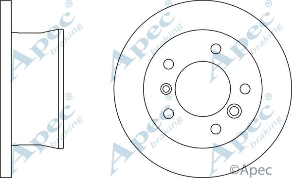 APEC DSK814 - Disque de frein cwaw.fr