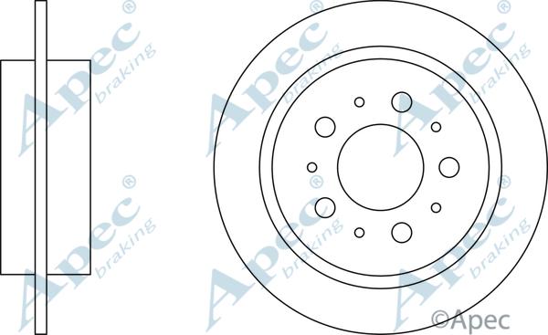 APEC DSK811 - Disque de frein cwaw.fr