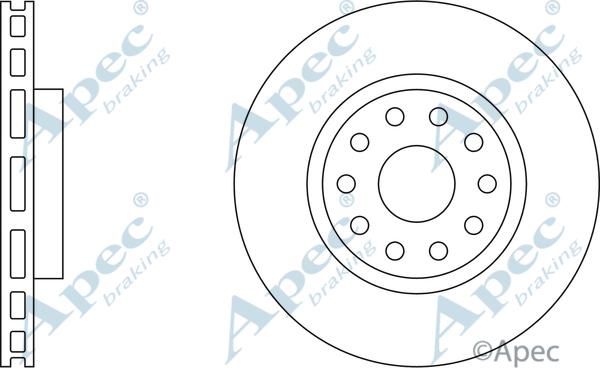 APEC DSK812 - Disque de frein cwaw.fr