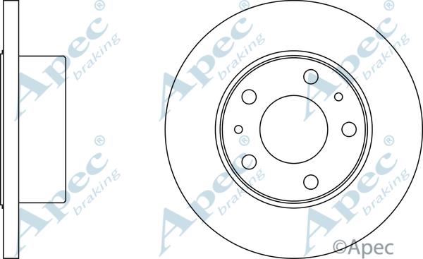 APEC DSK817 - Disque de frein cwaw.fr