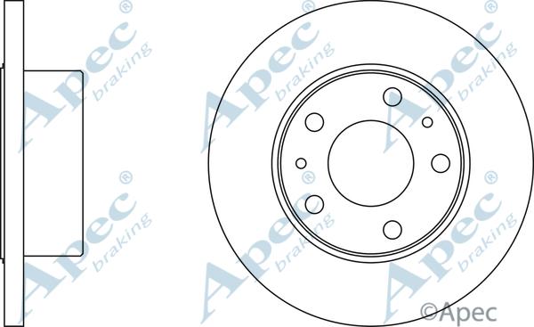 APEC DSK833 - Disque de frein cwaw.fr