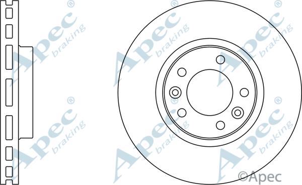 APEC DSK824 - Disque de frein cwaw.fr