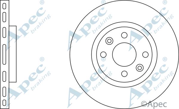 APEC DSK826 - Disque de frein cwaw.fr