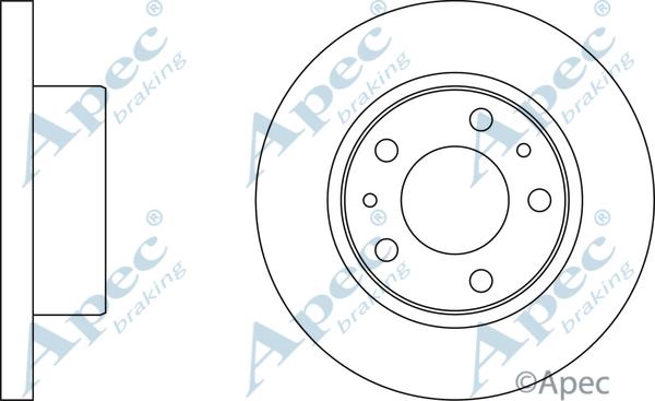 APEC DSK823 - Disque de frein cwaw.fr