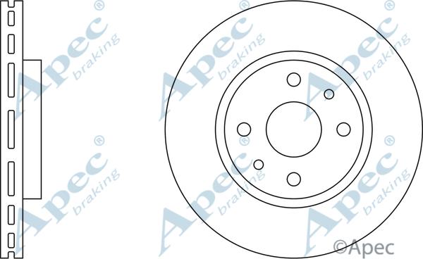 APEC DSK822 - Disque de frein cwaw.fr