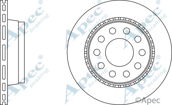 APEC DSK344 - Disque de frein cwaw.fr