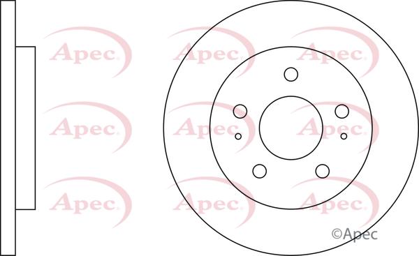 APEC DSK3454 - Disque de frein cwaw.fr