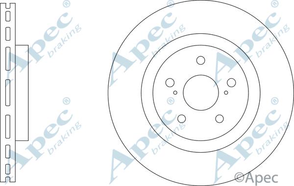 APEC DSK3410 - Disque de frein cwaw.fr