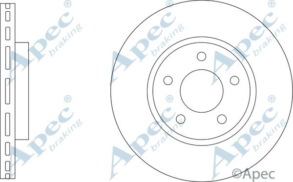 APEC DSK3412 - Disque de frein cwaw.fr