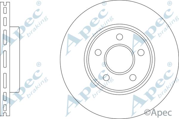 APEC DSK3417 - Disque de frein cwaw.fr