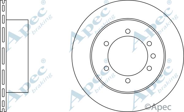 APEC DSK341 - Disque de frein cwaw.fr