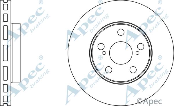 APEC DSK343 - Disque de frein cwaw.fr