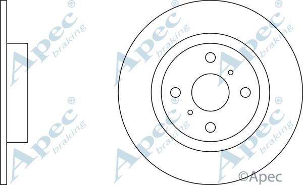 APEC DSK342 - Disque de frein cwaw.fr