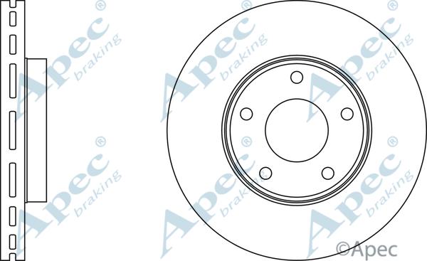 APEC DSK356 - Disque de frein cwaw.fr