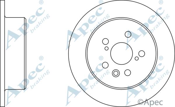 APEC DSK361 - Disque de frein cwaw.fr