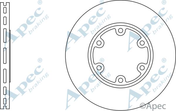 APEC DSK3096 - Disque de frein cwaw.fr