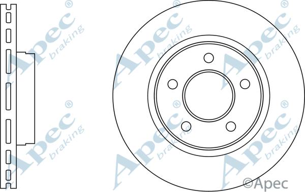 APEC DSK3093 - Disque de frein cwaw.fr