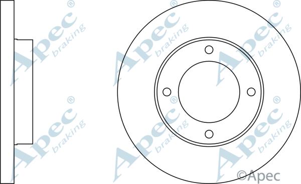 APEC DSK305 - Disque de frein cwaw.fr