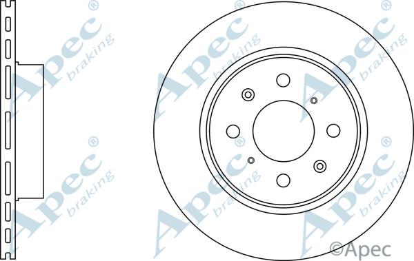 APEC DSK3066 - Disque de frein cwaw.fr