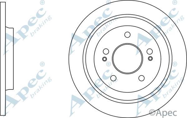 APEC DSK3016 - Disque de frein cwaw.fr