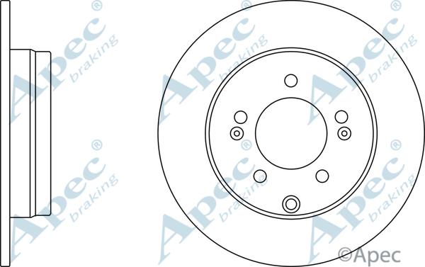 APEC DSK3017 - Disque de frein cwaw.fr