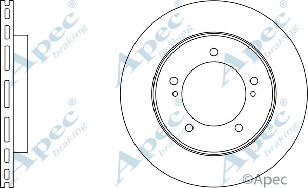 APEC DSK308 - Disque de frein cwaw.fr