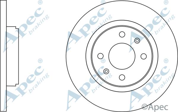 APEC DSK3035 - Disque de frein cwaw.fr