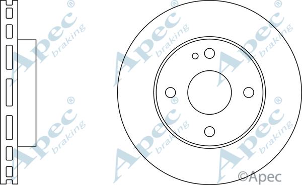 APEC DSK303 - Disque de frein cwaw.fr