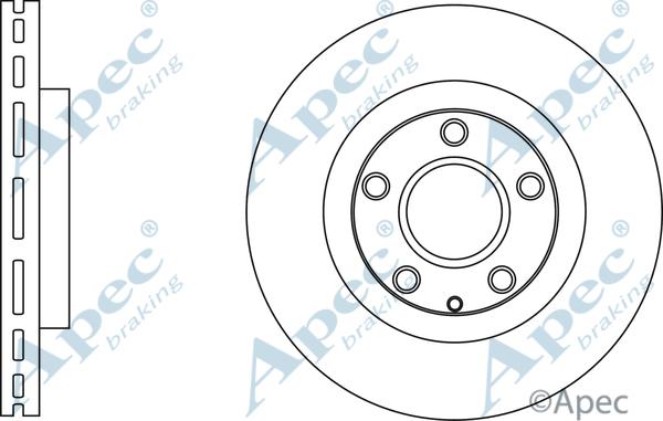 APEC DSK3023 - Disque de frein cwaw.fr