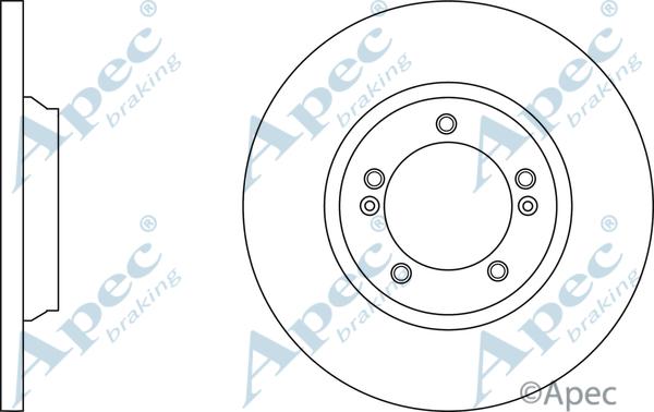 APEC DSK3074 - Disque de frein cwaw.fr