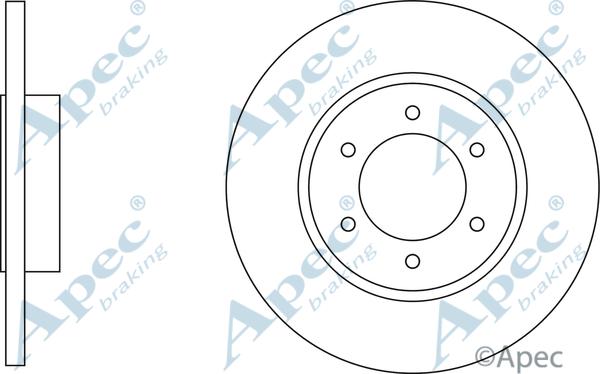 APEC DSK3075 - Disque de frein cwaw.fr