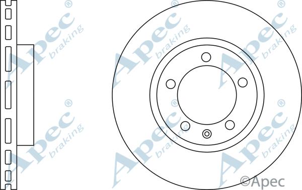 APEC DSK3073 - Disque de frein cwaw.fr