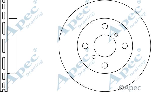 APEC DSK307 - Disque de frein cwaw.fr