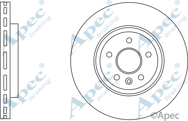 APEC DSK3191 - Disque de frein cwaw.fr