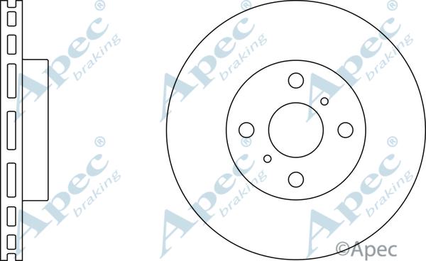 APEC DSK314 - Disque de frein cwaw.fr