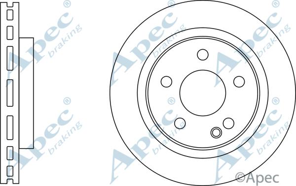 APEC DSK3154 - Disque de frein cwaw.fr