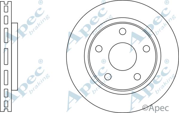 APEC DSK3160 - Disque de frein cwaw.fr