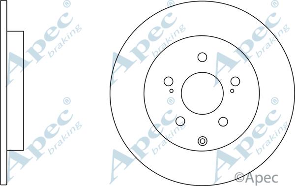 APEC DSK3116 - Disque de frein cwaw.fr