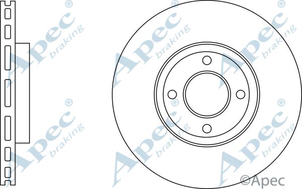 APEC DSK3118 - Disque de frein cwaw.fr