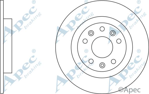 APEC DSK3131 - Disque de frein cwaw.fr