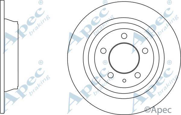 APEC DSK3121 - Disque de frein cwaw.fr