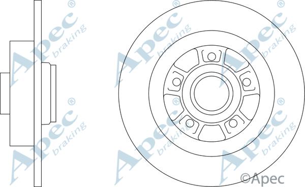 APEC DSK3397 - Disque de frein cwaw.fr